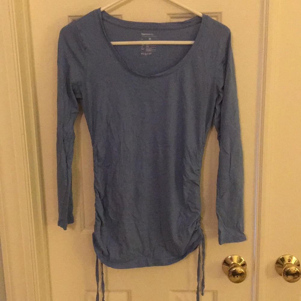 Gap maternity blue top